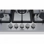 Bosch | PGQ7B5B90 | Hob | Gas | Number of burners/cooking zones 5 | Rotary knobs | Stainless steel - 6